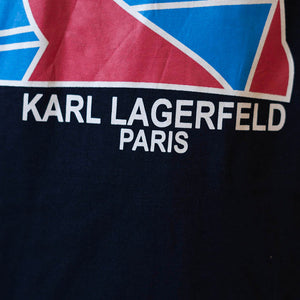 Karl Lagerfeld Preto Multicolor Navy Blue T-Shirt