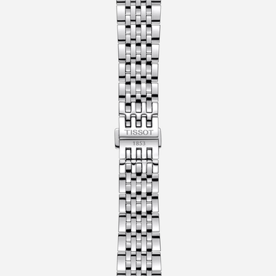Tissot Le Locle COSC 39.3mm Silver Dial Grey Stainless Steel 18K Rose Gold Bezel Automatic Watch
