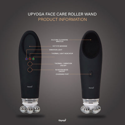 Upyogaa Multi-Functional Face Care Wand with 6 Interchangeable Attachment Heads