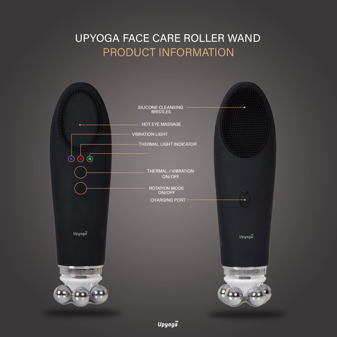 Upyogaa Multi-Functional Face Care Wand with 6 Interchangeable Attachment Heads