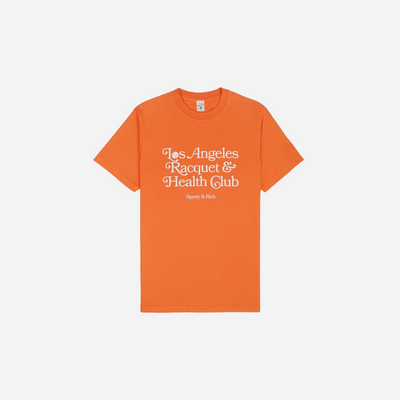 Sporty&Rich LA Racquet Club T-Shirt - Pomodoro/White
