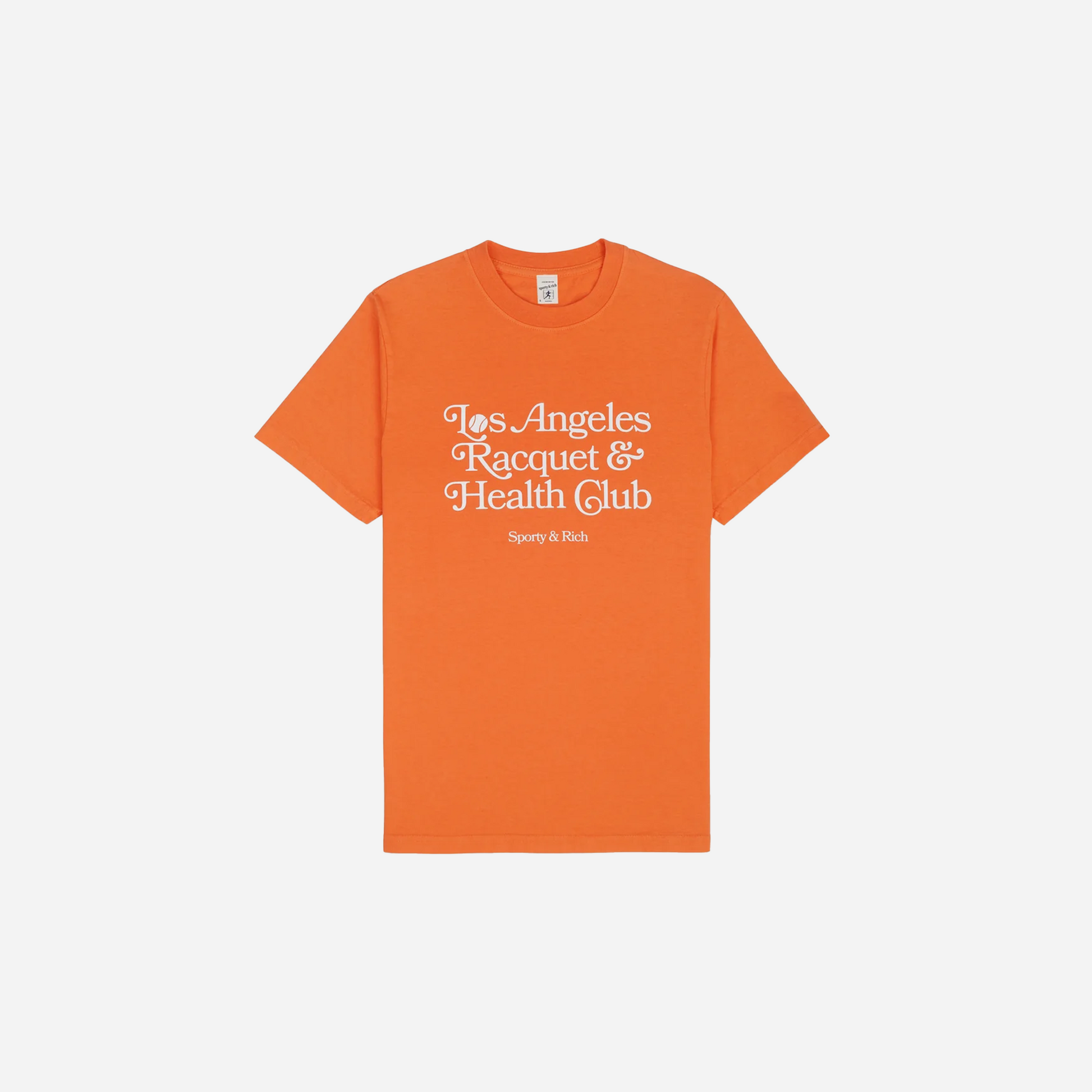 Sporty&Rich LA Racquet Club T-Shirt - Pomodoro/White