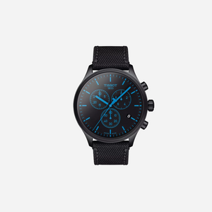 Tissot Chrono XL Black Dial Black Textile Strap 45mm