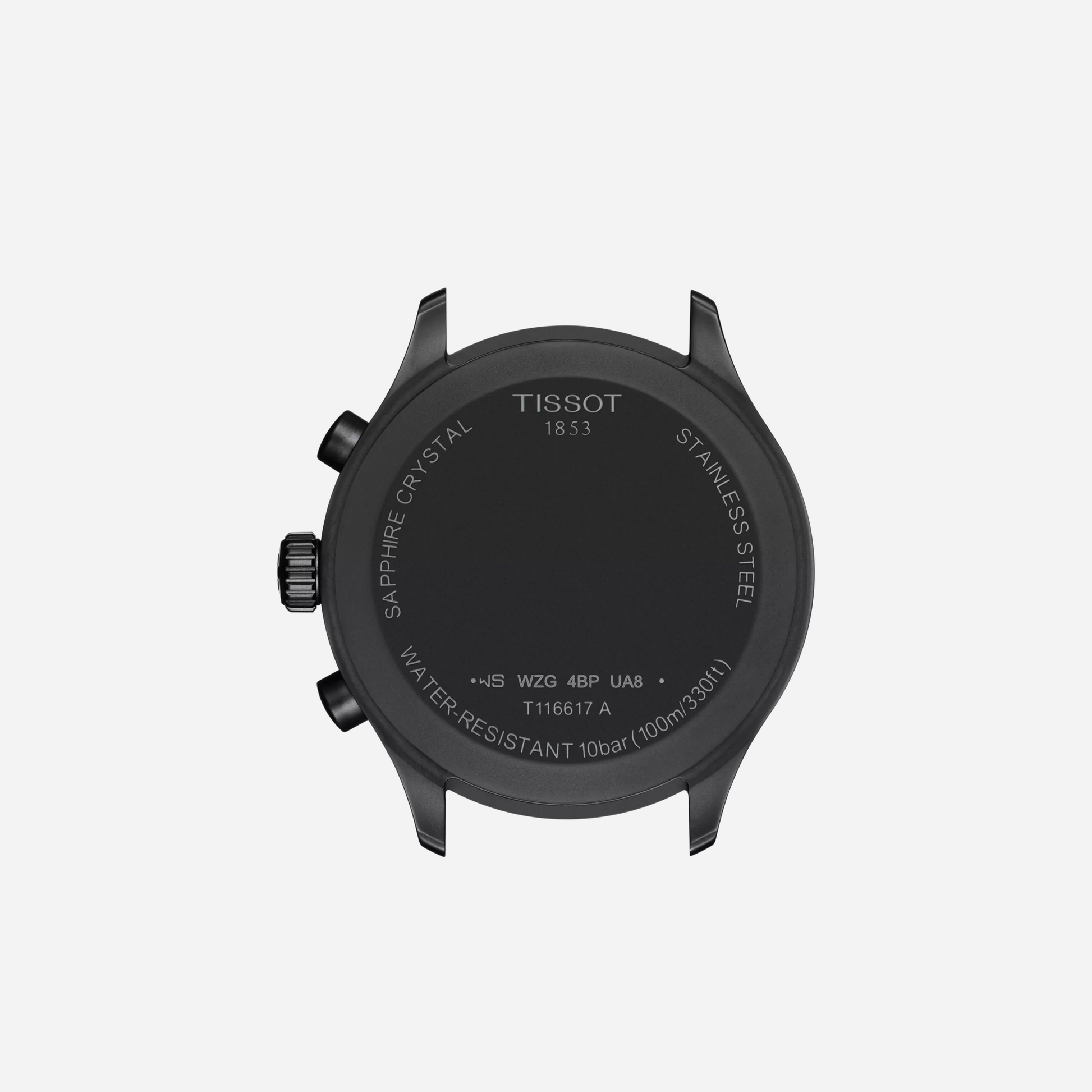 Tissot Chrono XL Black Dial Black Textile Strap 45mm