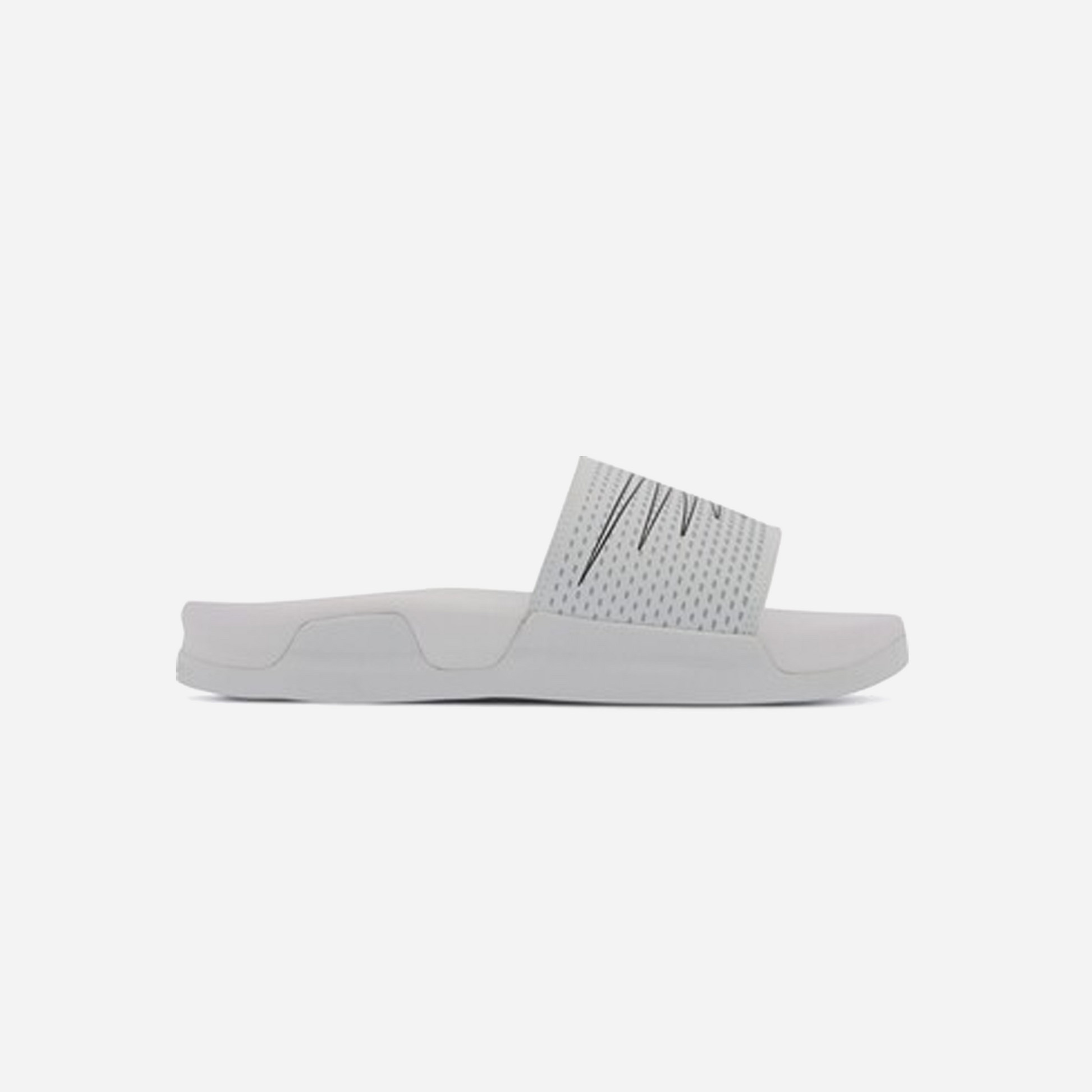 New Balance Men White Slide Sandals