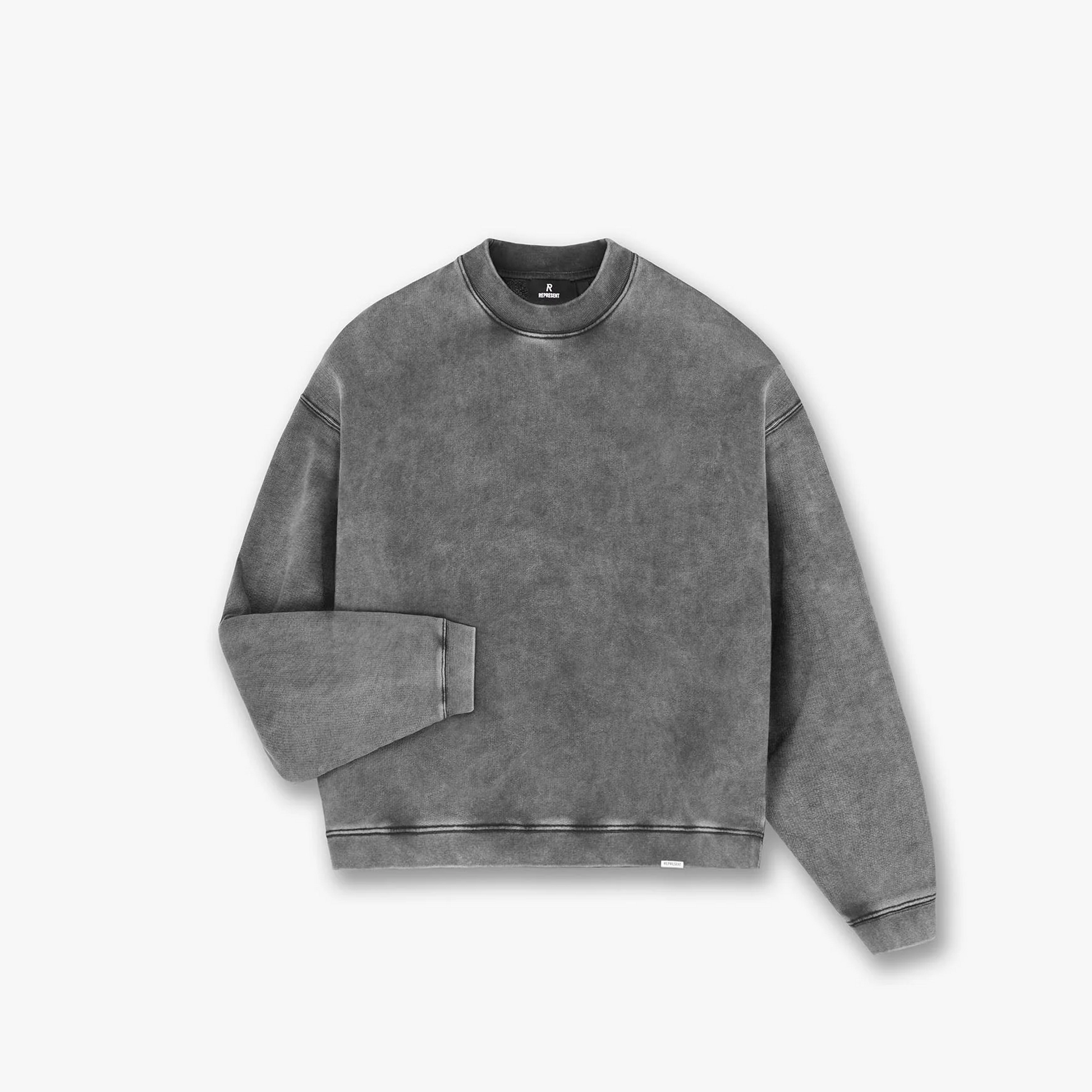 REPRESENT SS25 Initial Boxy Sweater Vintage Grey