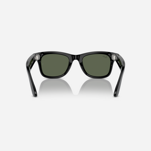 Ray-Ban Meta Wayfarer Shiny Black Green