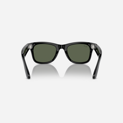 Ray-Ban Meta Wayfarer Shiny Black Green
