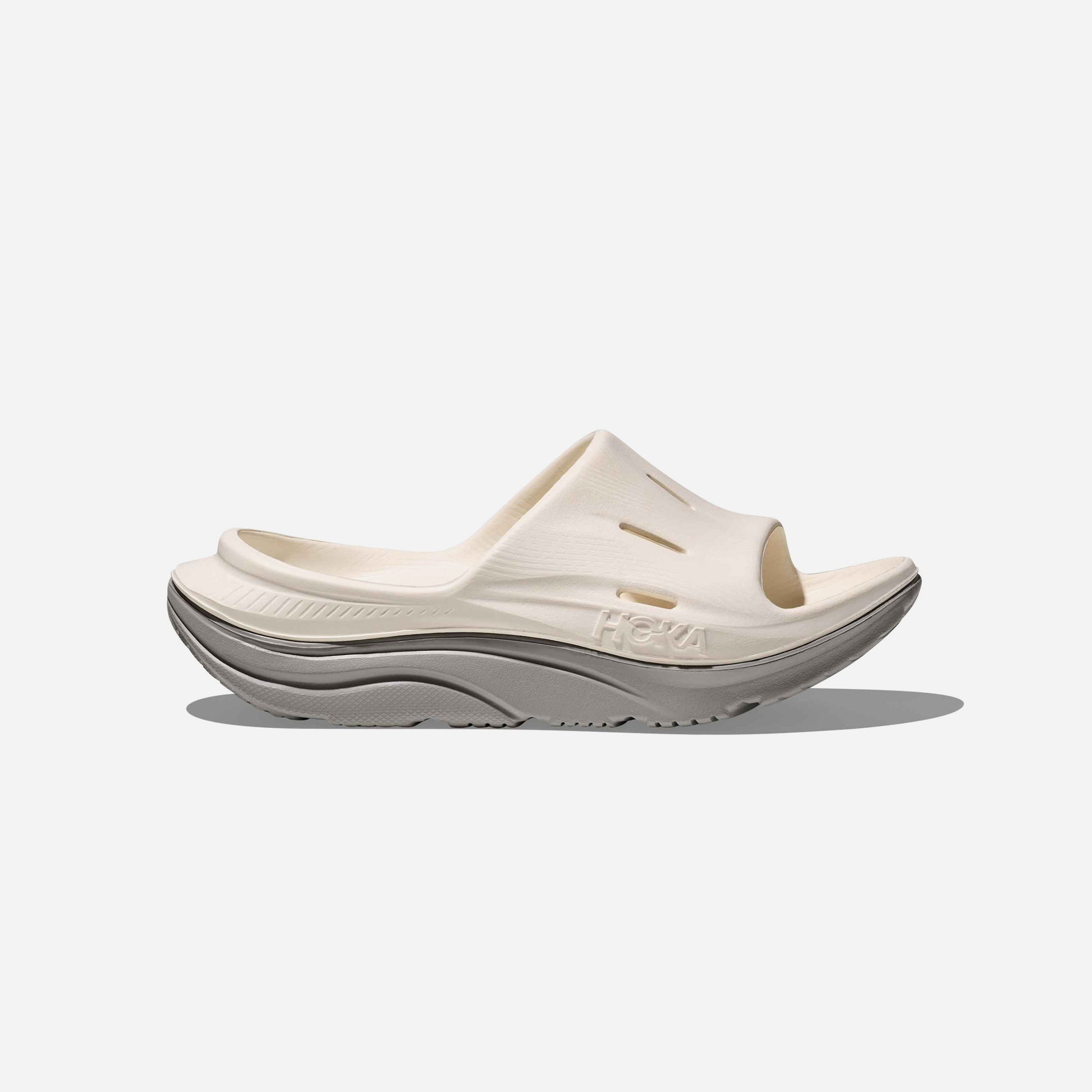 Hoka Ora Recovery Slide 3 Alabaster Stardust
