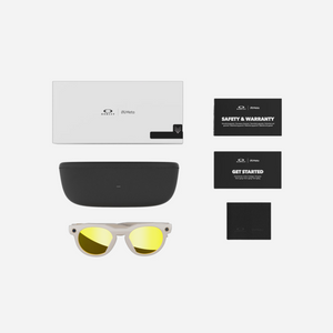 Oakley Meta HSTN Limited Edition Prizm 24k Polarized Lenses Warm Grey Frame