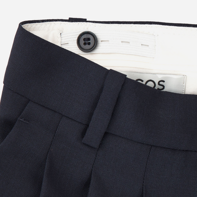 Cos Regular Wool Barrel-Leg Pants