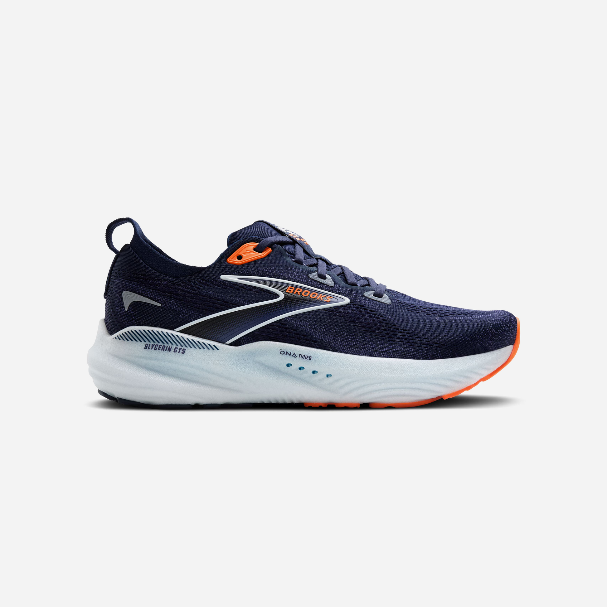 Brooks Glycerin 22 Peacoat Blue Ribbon Orange