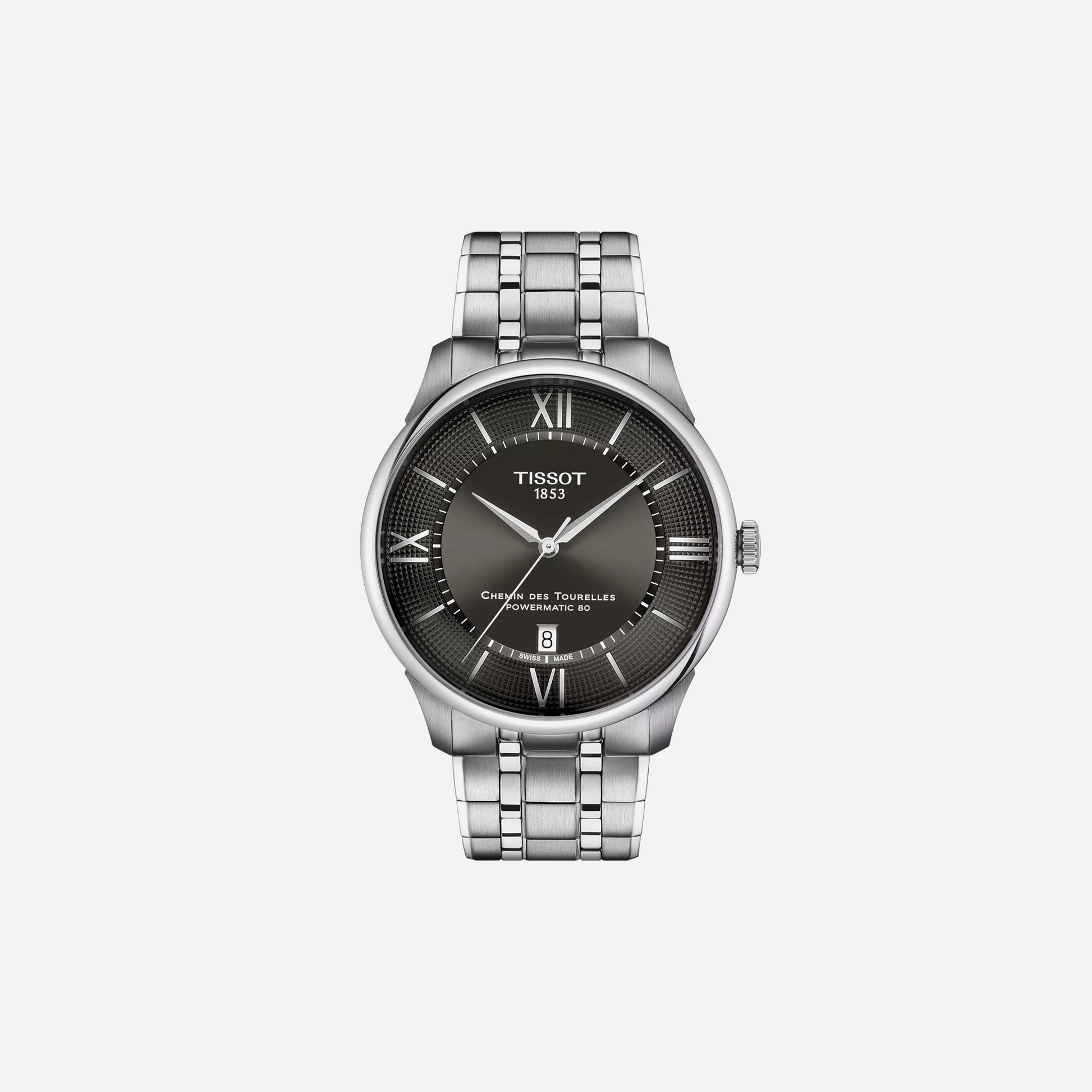 Tissot Chemin Des Tourelles Powermatic 80 42mm Gunmetal Dial Watch