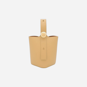 Loewe Mini Pebble Bucket Bag Dark Butter