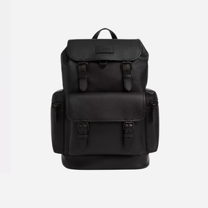 Coach Sprint Backpack pebbled leather/Black Copper Finish/Black/Blacki