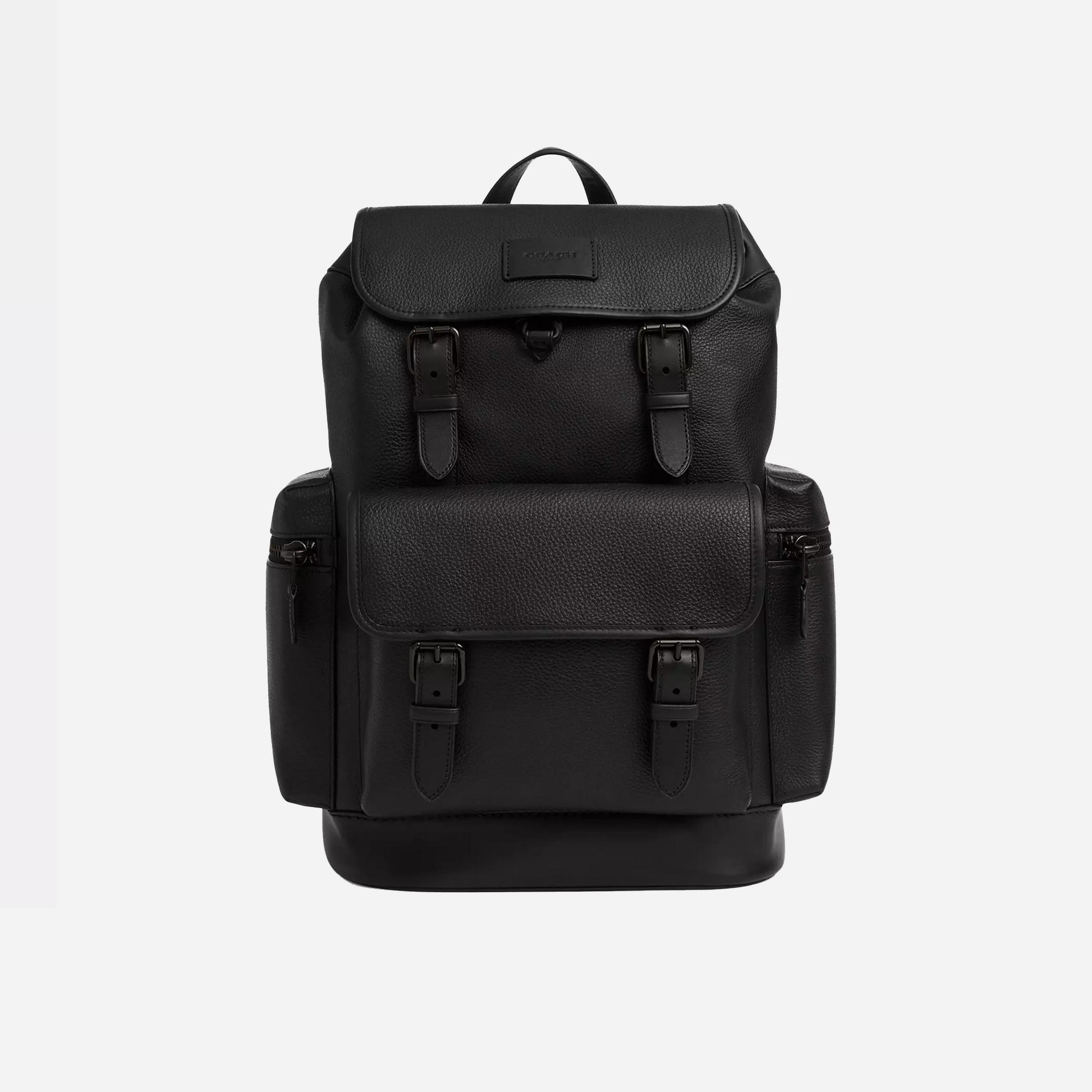 Coach Sprint Backpack pebbled leather/Black Copper Finish/Black/Blacki