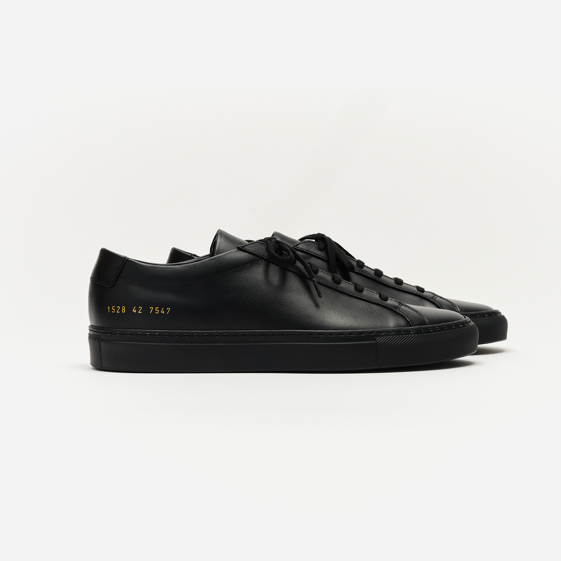 Common Projects Mens Achilles Low Black Shoes