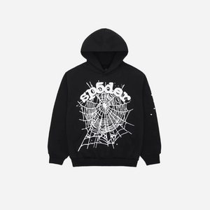 Sp5der OG Web Hoodie Black