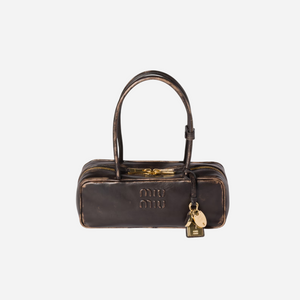 Miu Miu Nappa Leather Coffee