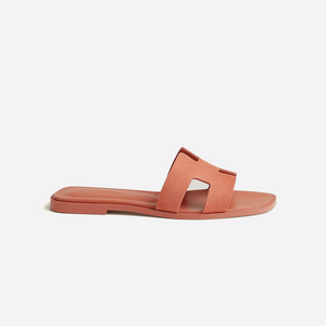 Hermes Oran sandal Rose Bubinga