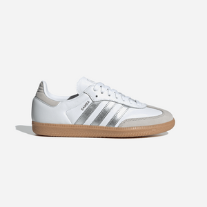 Adidas Samba OG White Silver Metallic Grey