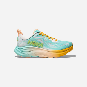 Hoka Clifton 10  Blue Spark White