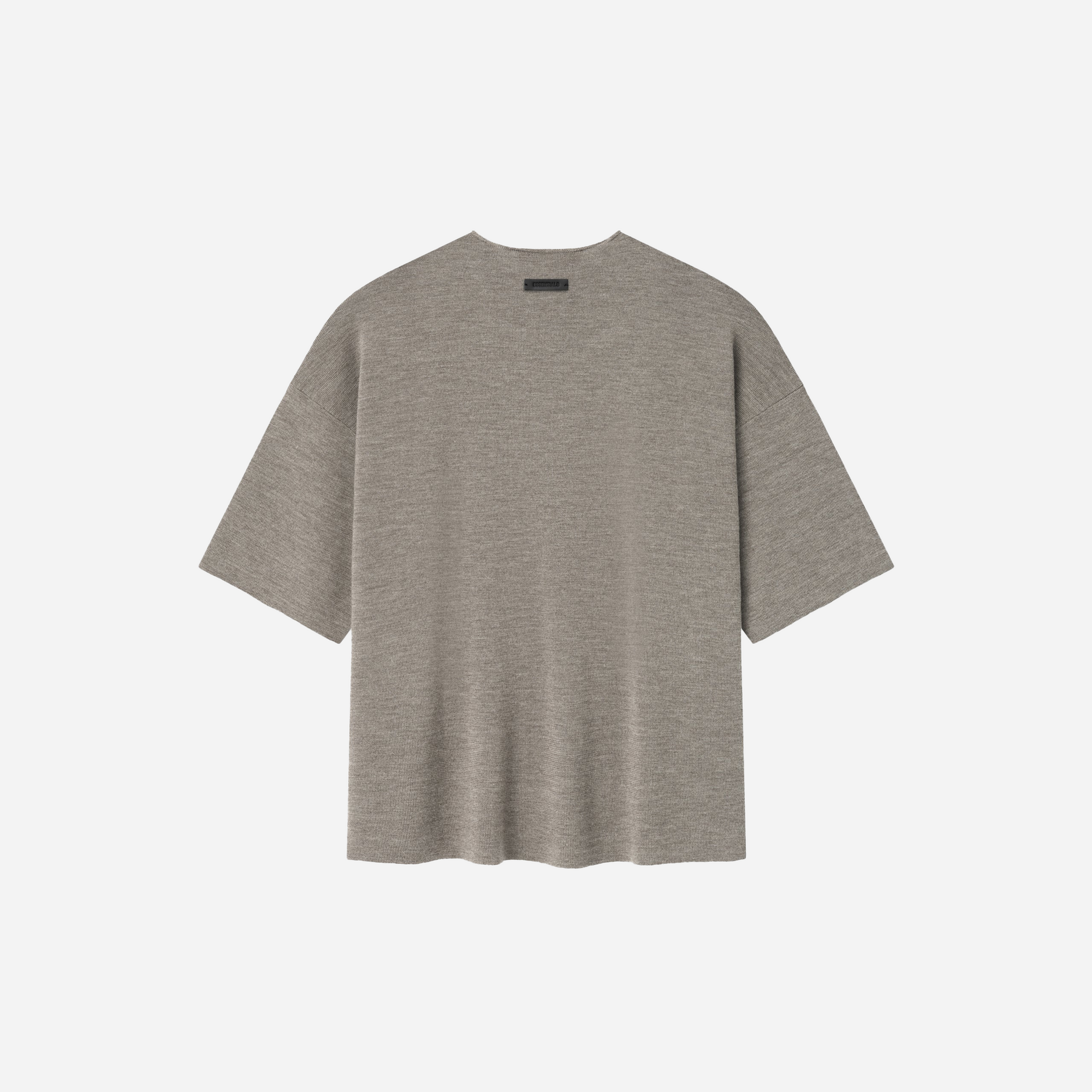 Fear Of God Essentials SS25 Merino Short Sleeve Sweater - Homestead Heather