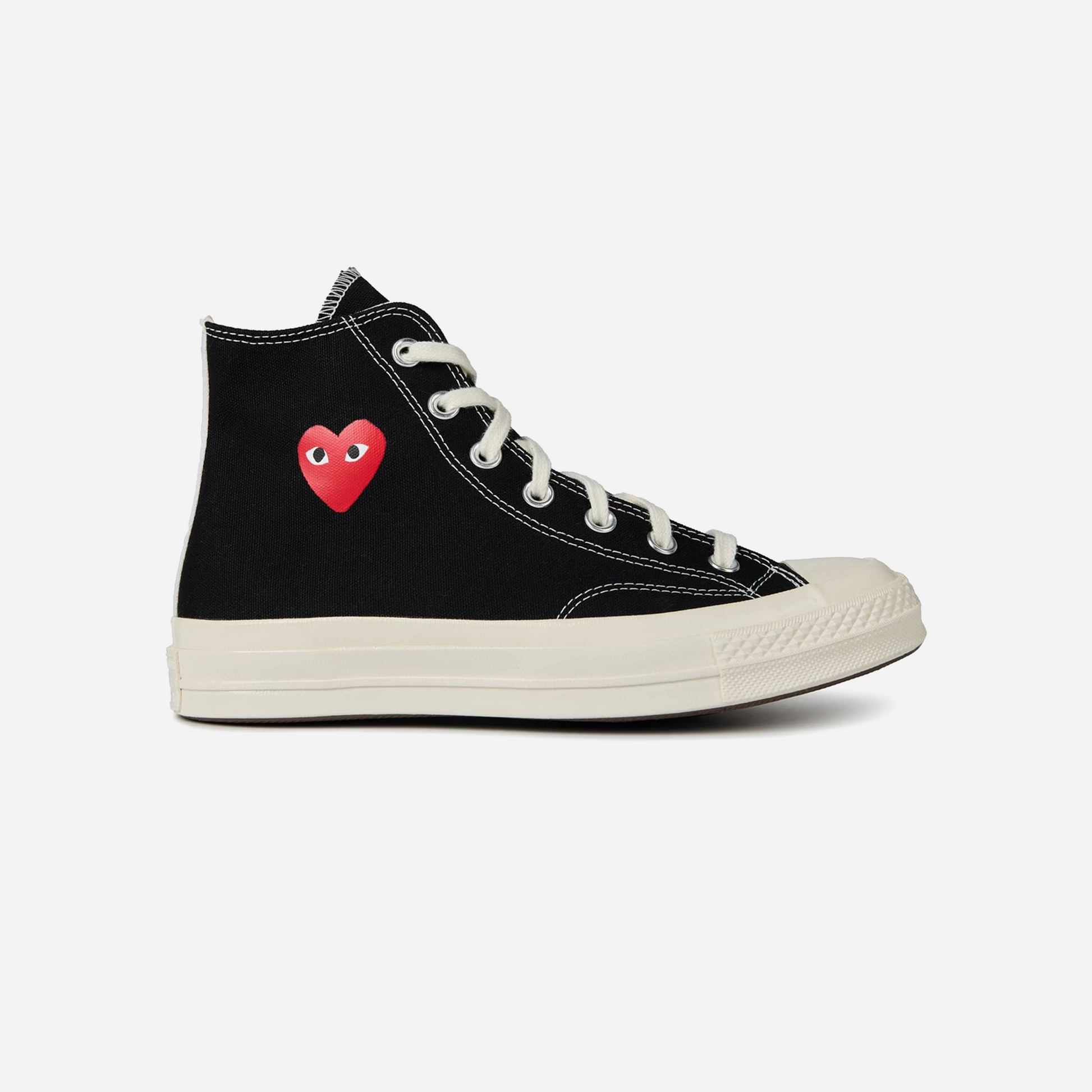 Converse Chuck Taylor All Star 70 Hi Comme des Garcons PLAY Single Heart Black