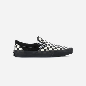 Vans Classic Slip-On Checkerboard Shoe Black / White
