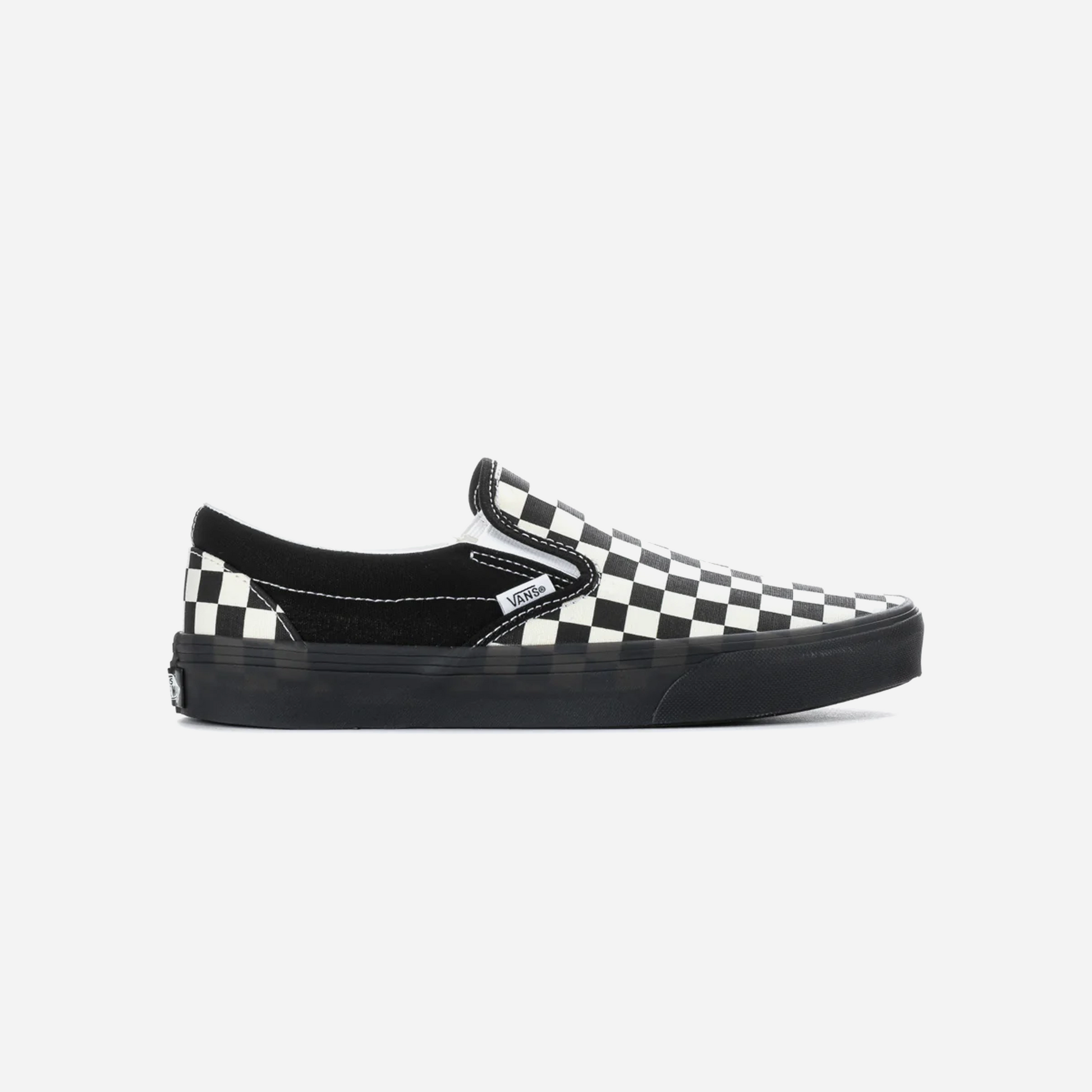 Vans Classic Slip-On Checkerboard Shoe Black / White