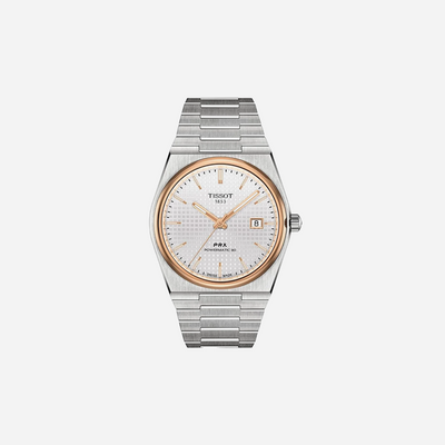 Tissot PRX Powermatic 80 40mm Silver Dial Grey Stainless Steel Automatic Watch