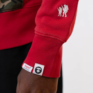 Aape By Bape Camo Red Hoodie