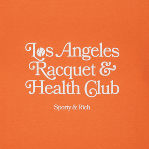 Sporty&Rich LA Racquet Club T-Shirt - Pomodoro/White
