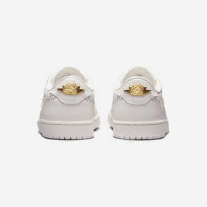 Nike Air Jordan 1 Low Method of Make Sail Metallic Gold WMNS