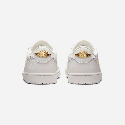 Nike Air Jordan 1 Low Method of Make Sail Metallic Gold WMNS