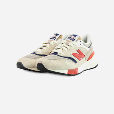 New Balance 997R Linen & Blast Red