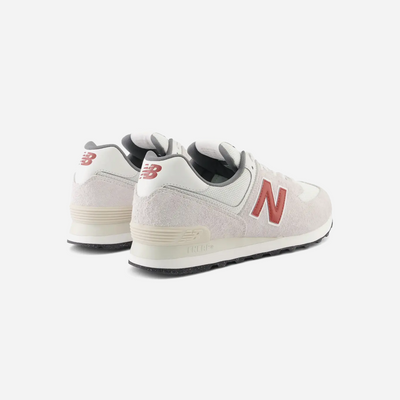 New Balance 574 White Red Grey