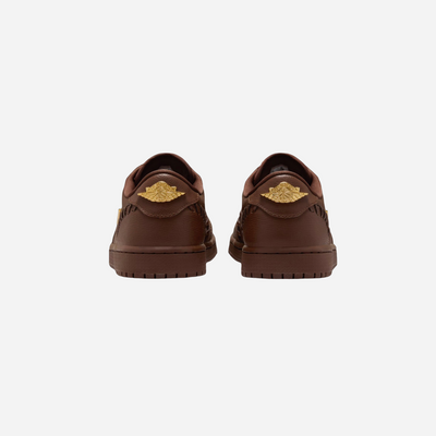 Nike Air Jordan 1 Low Method of Make Cacao Wow/Metallic Gold WMNS