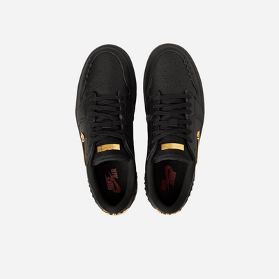 Nike Air Jordan 1 Low Method of Make Black Metallic Gold WMNS