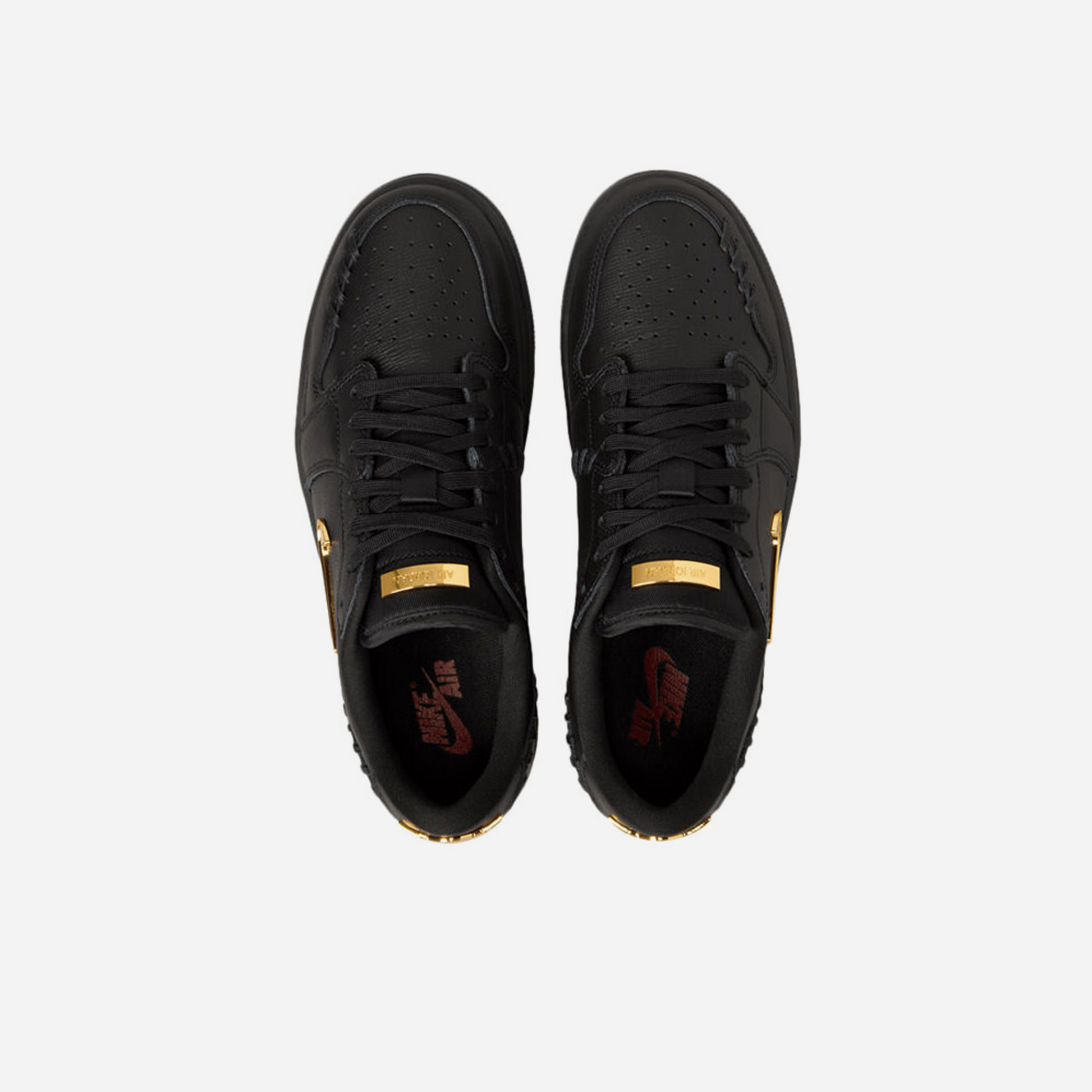 Nike Air Jordan 1 Low Method of Make Black Metallic Gold WMNS