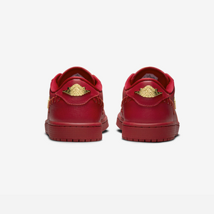 Nike Air Jordan 1 Low Method of Make Gym Red Metallic Gold WMNS