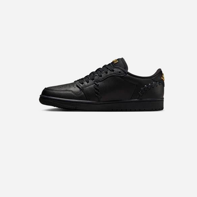 Nike Air Jordan 1 Low Method of Make Black Metallic Gold WMNS