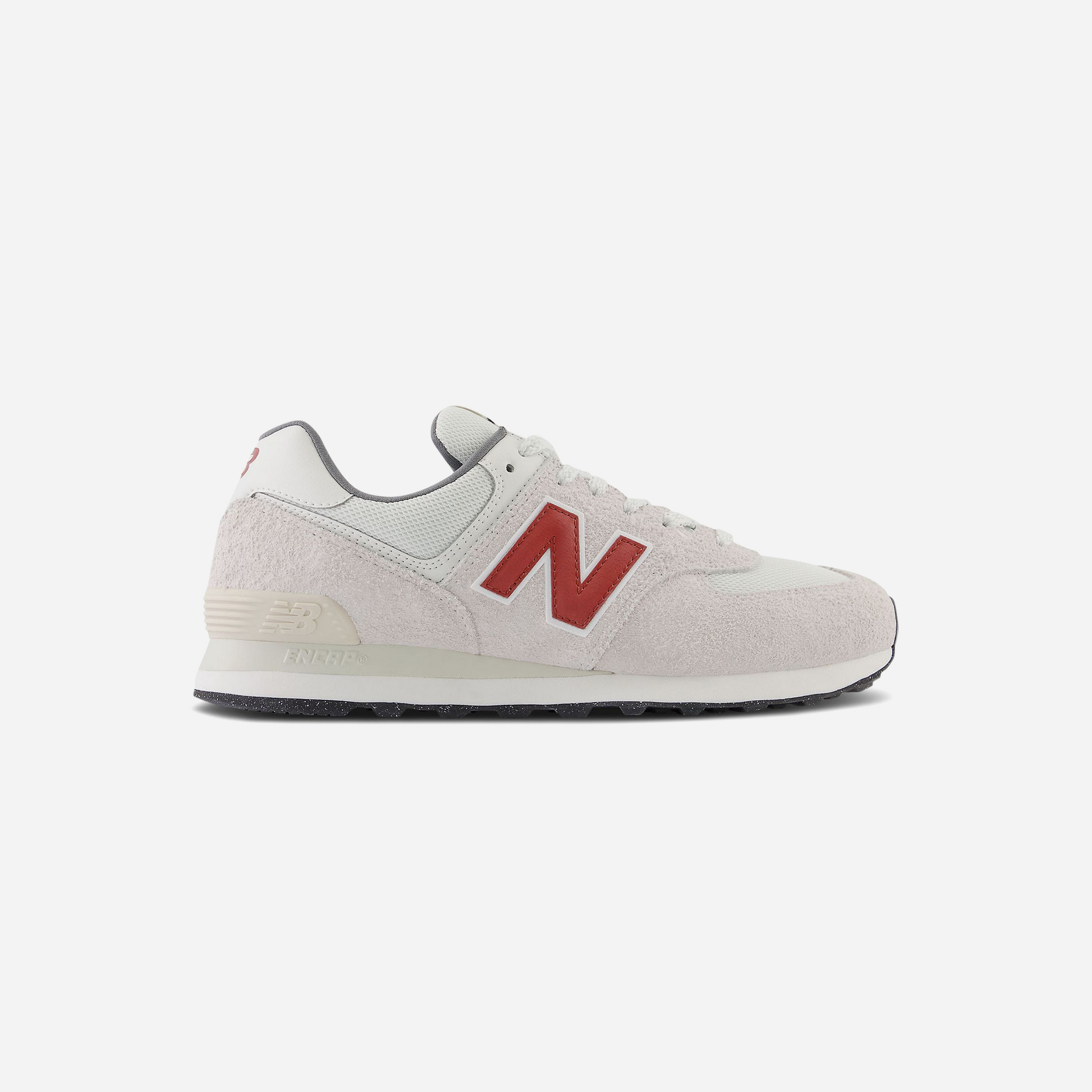 New Balance 574 White Red Grey