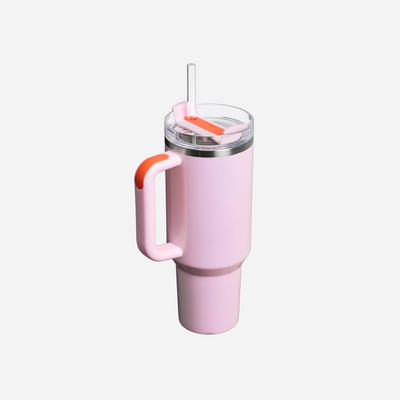 Stanley Quencher H2.0 FlowState Tumbler Rose Petal Shimmer 40 oz