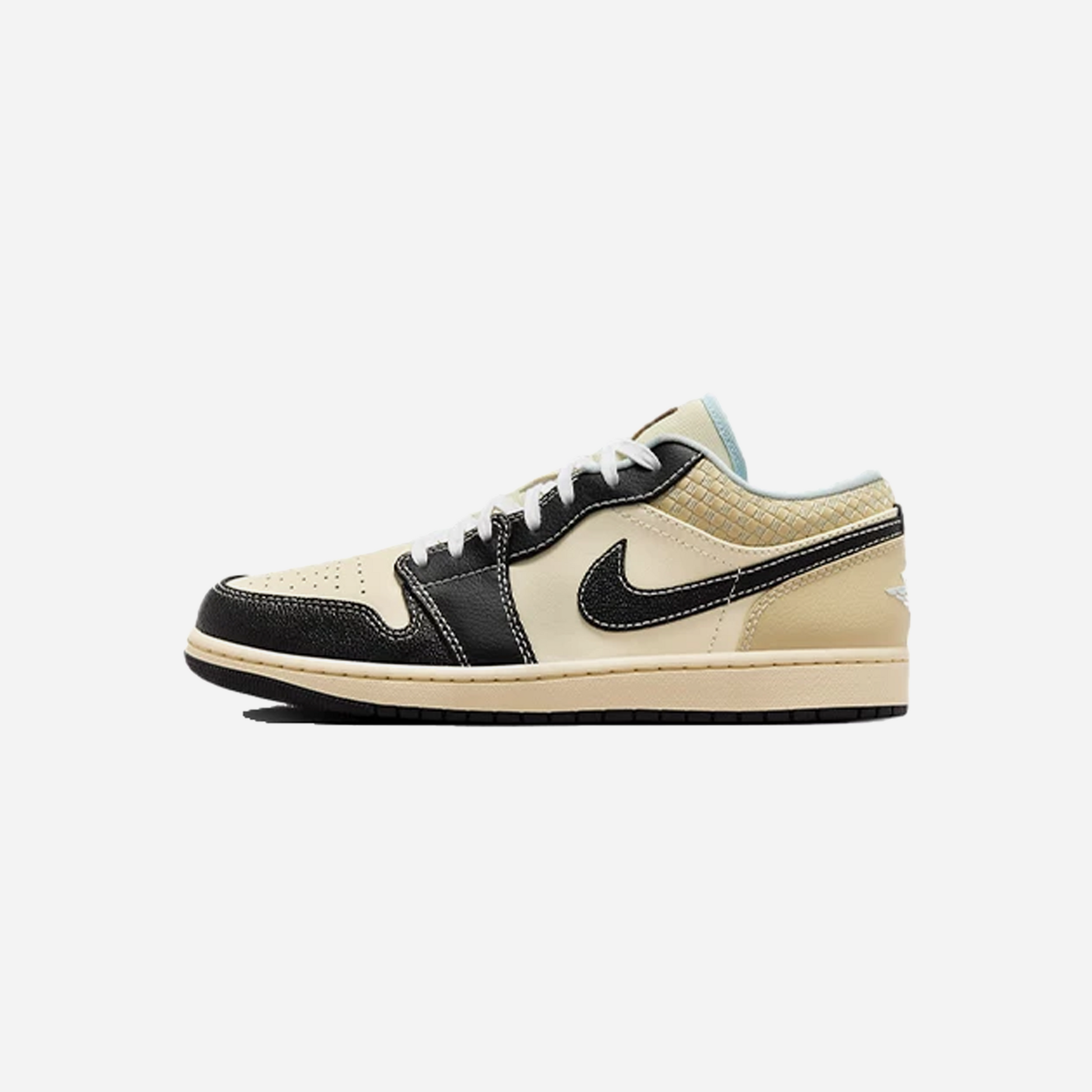 Nike Air Jordan 1 Low Coconut Milk Black Muslin