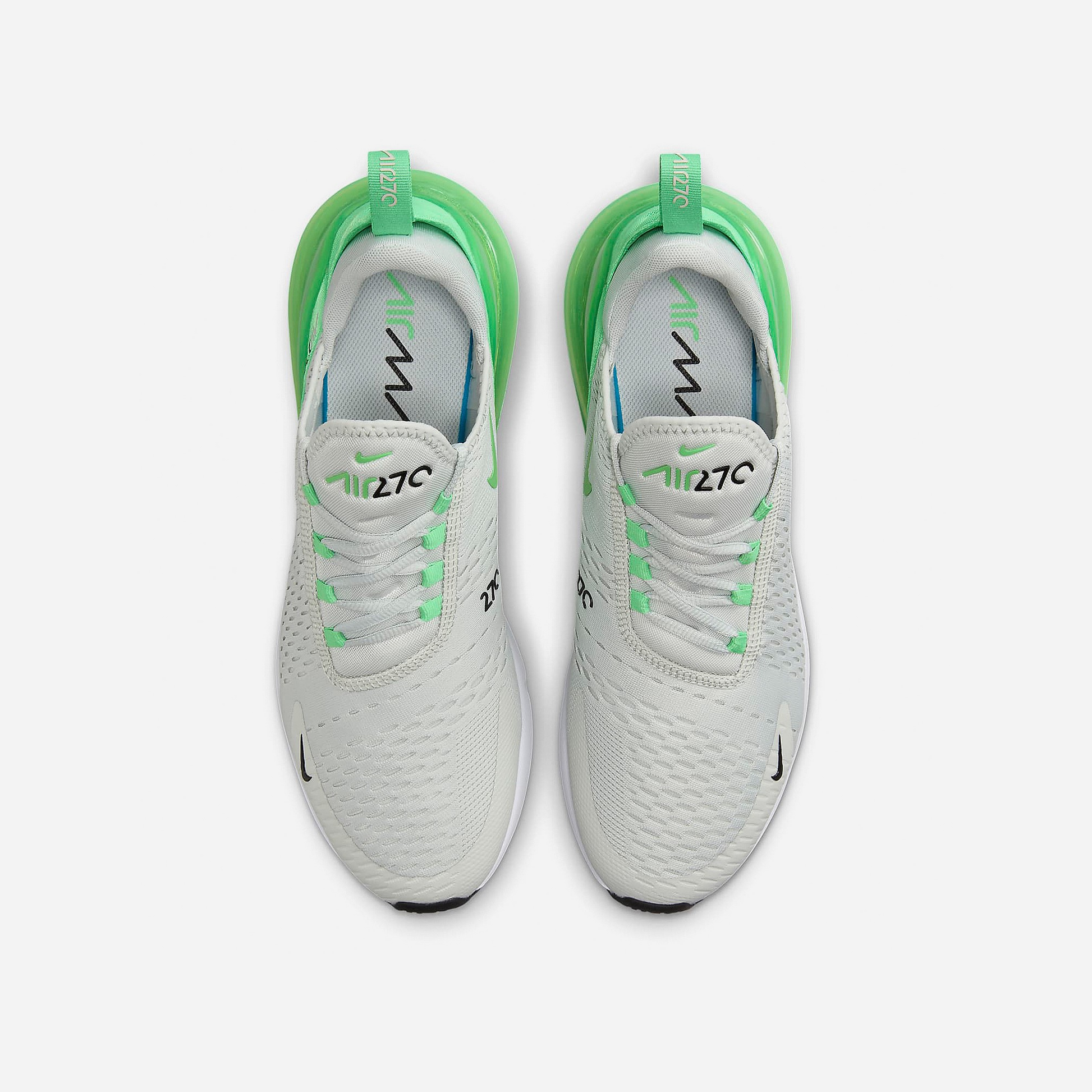 Nike Air Max 270 Light Silver Green Shock