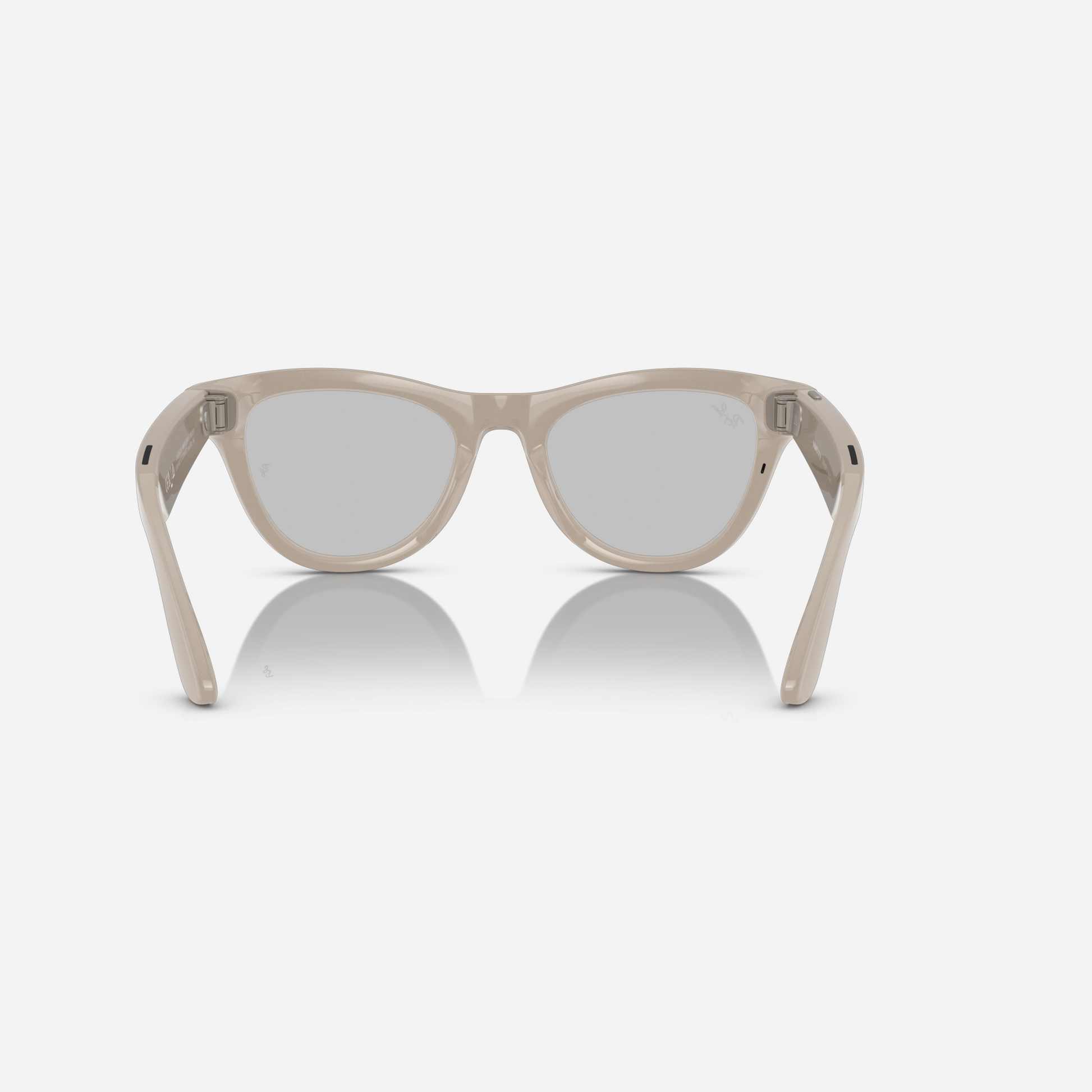 Ray-Ban Meta Skyler Chalk Grey Clear-Sapphire Transition Lens