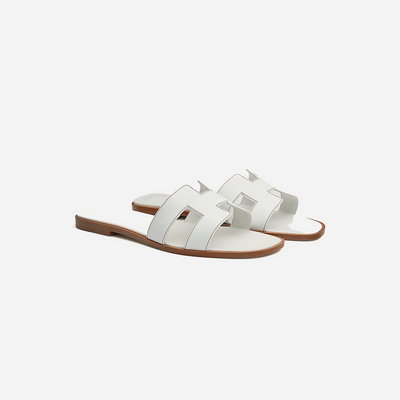 Hermes Oran sandal Blanc