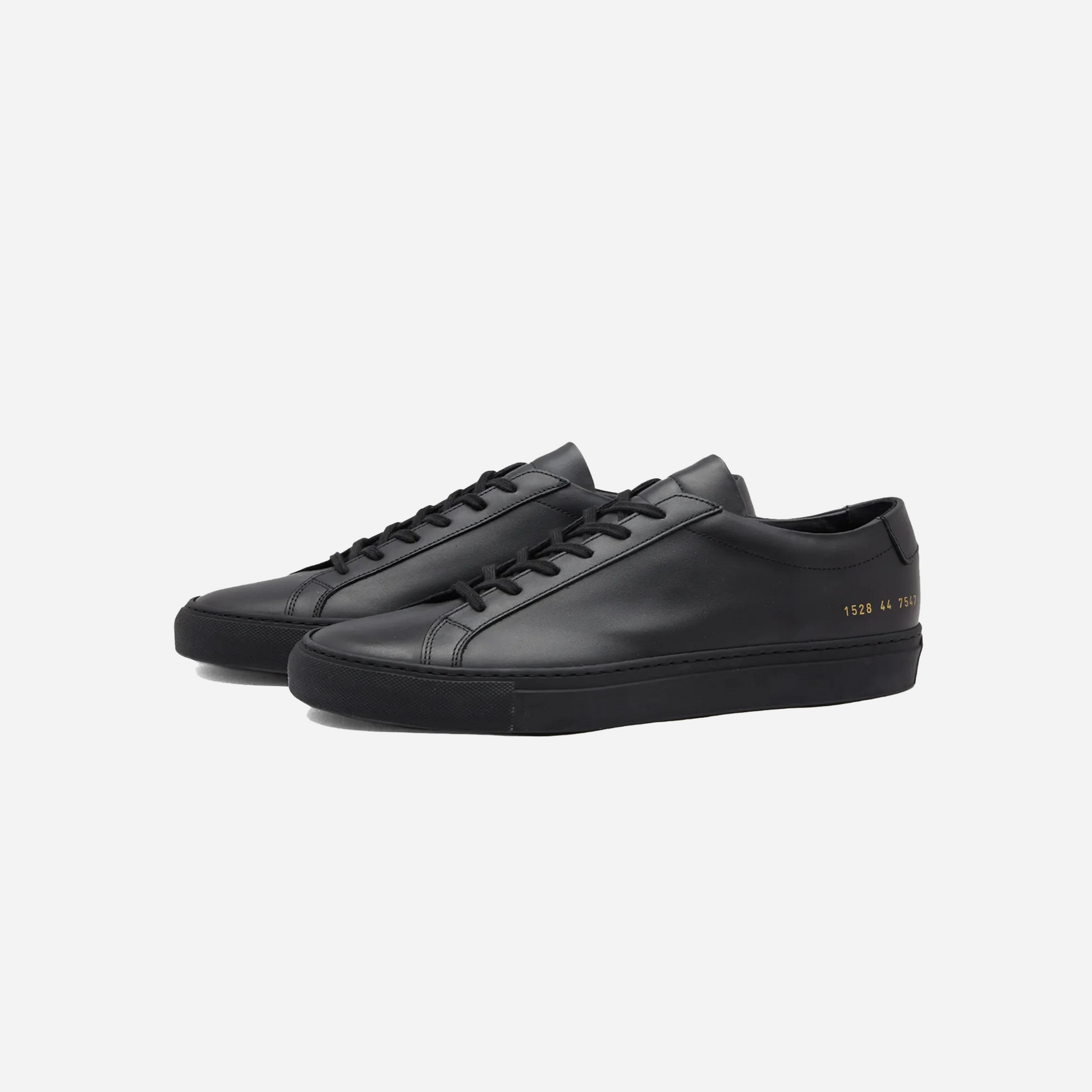 Common Projects Mens Achilles Low Black Shoes