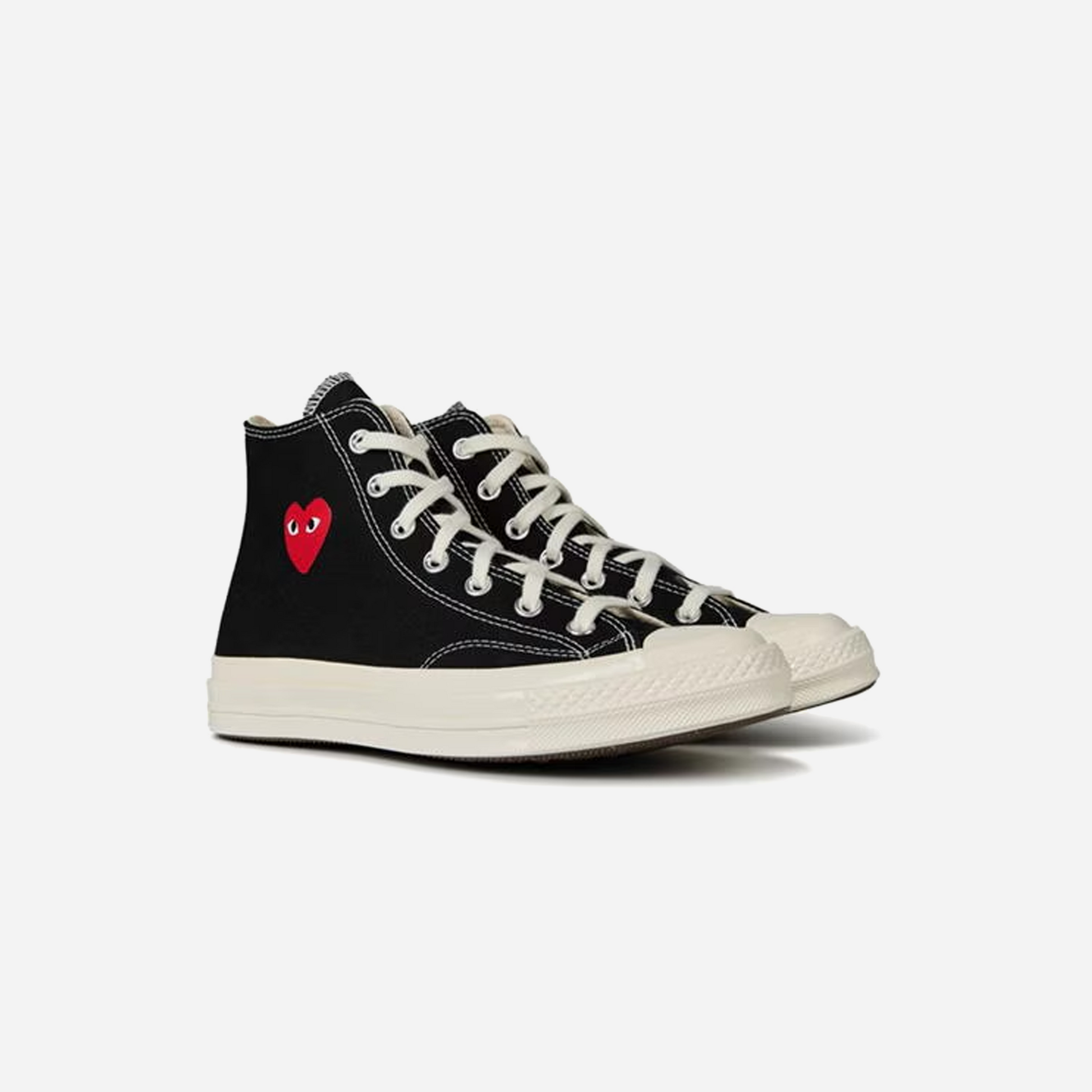 Converse Chuck Taylor All Star 70 Hi Comme des Garcons PLAY Single Heart Black
